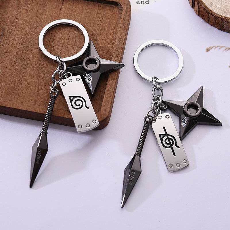 Car Accessories In Japan - Bandai Anime Naruto Keychain Car Keybag
