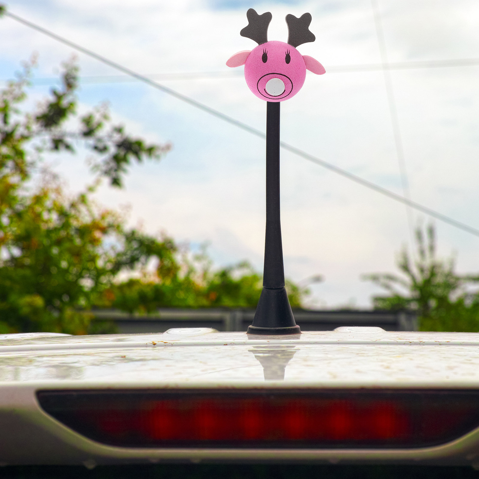 Car Accessories Unique - 2Pcs Car Antenna Ball Unique Deer