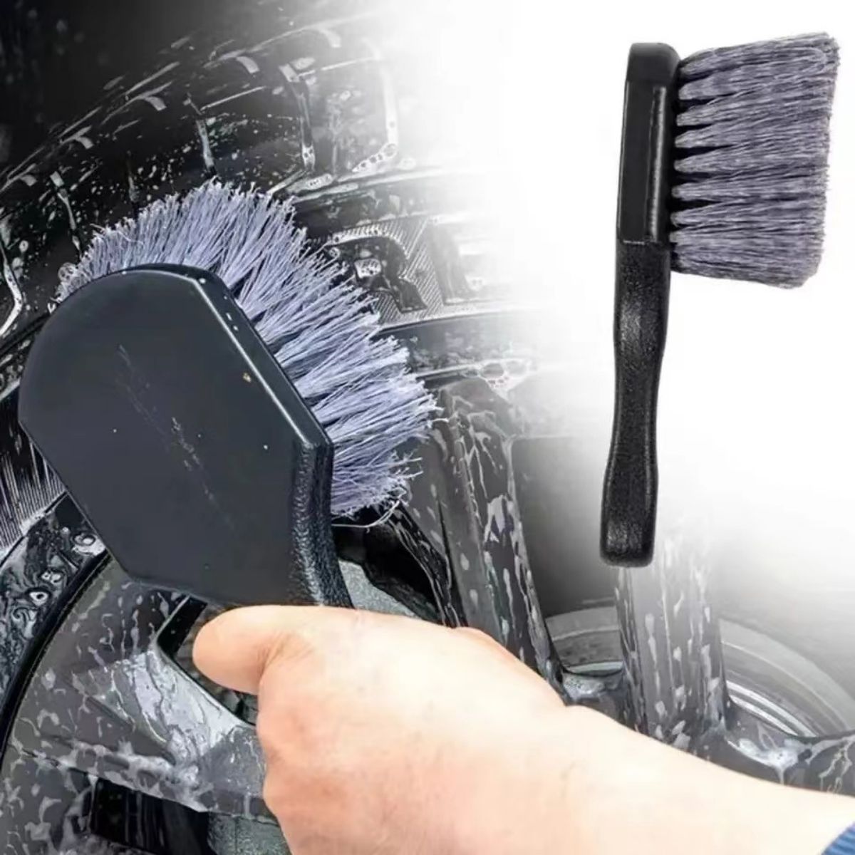Car Wheel Cleaning Brush Detai - Car Detailing Brush ulasan dan harga