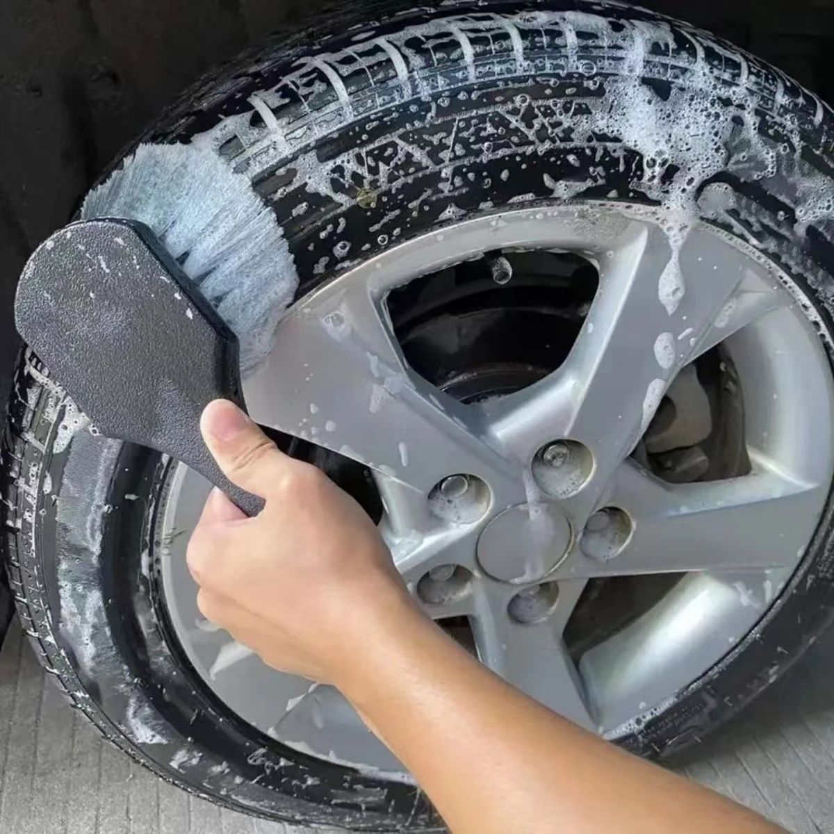 Car Wheel Cleaning Brush Detai - Car Detailing Brush ulasan dan harga