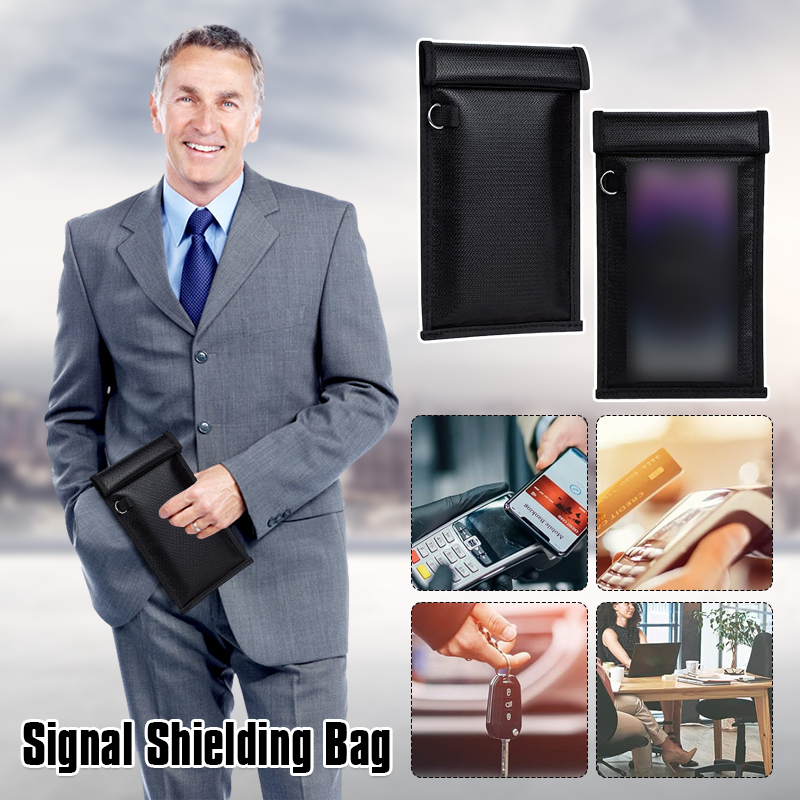 RFID Signal Blocking Bag Shiel - Car Key Signal Blocker ulasan dan harga