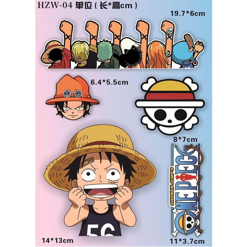 One Piece electric vehicle car - Car Accessories Sticker ulasan dan harga