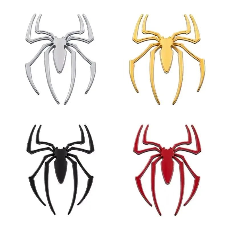 3D metal car stickers, spider  - Car Accessories Sticker ulasan dan harga