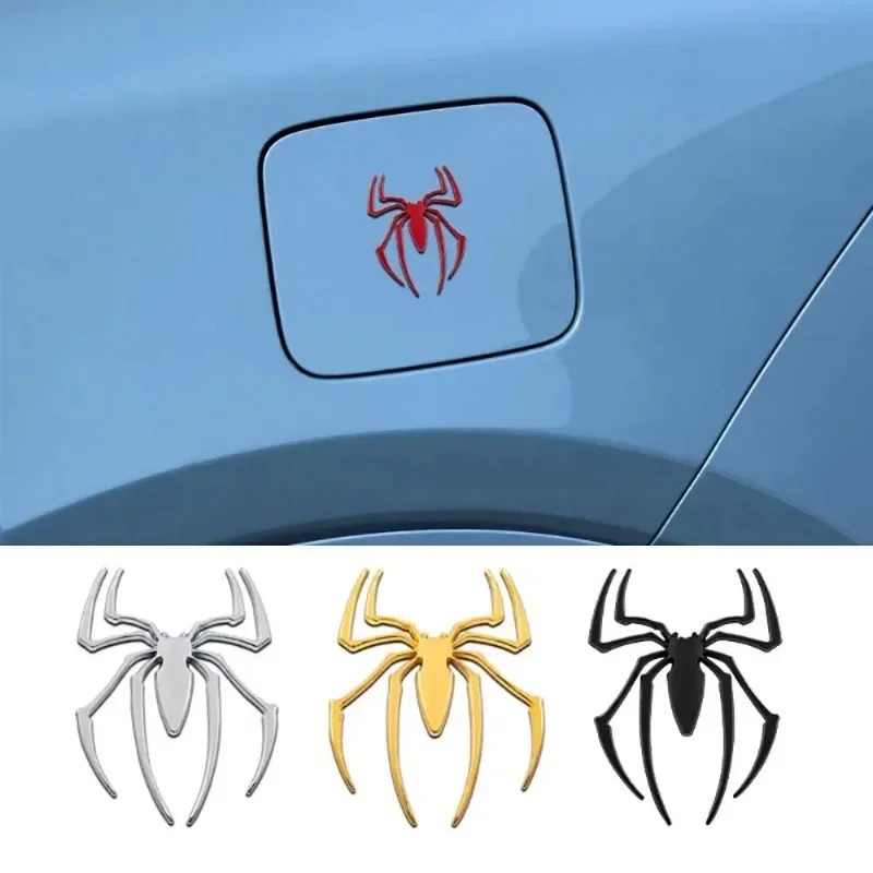 3D metal car stickers, spider  - Car Accessories Sticker ulasan dan harga