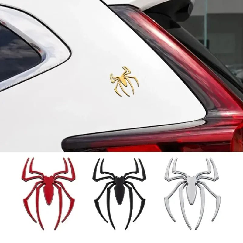 3D metal car stickers, spider  - Car Accessories Sticker ulasan dan harga