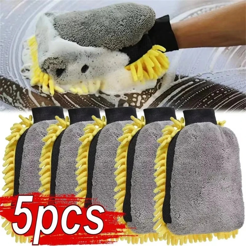 1/5pcs Car Washing Gloves Wate - Car Detailing Brush ulasan dan harga