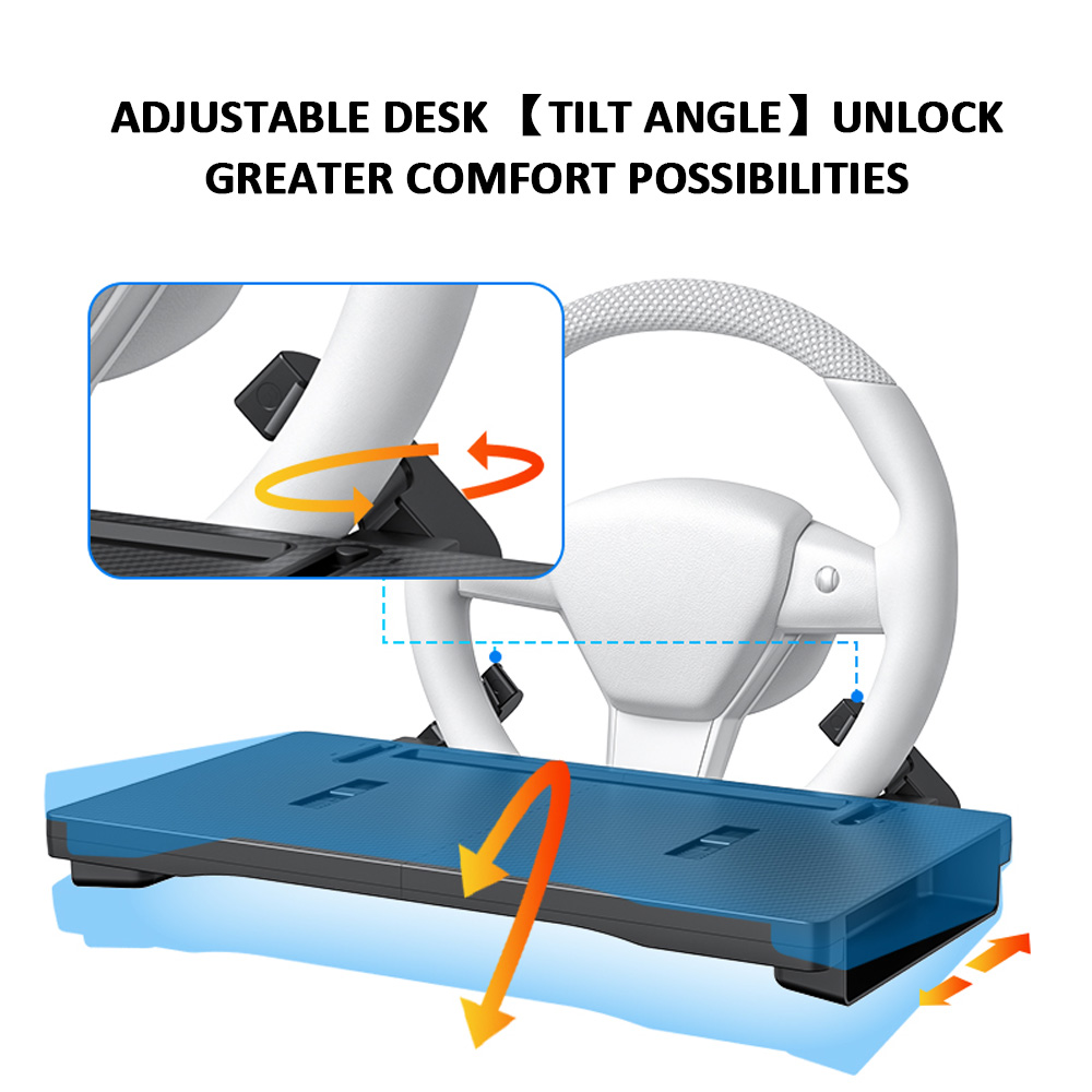 2-in-1 Foldable Car Steering W - Car Seat Organizer ulasan dan harga