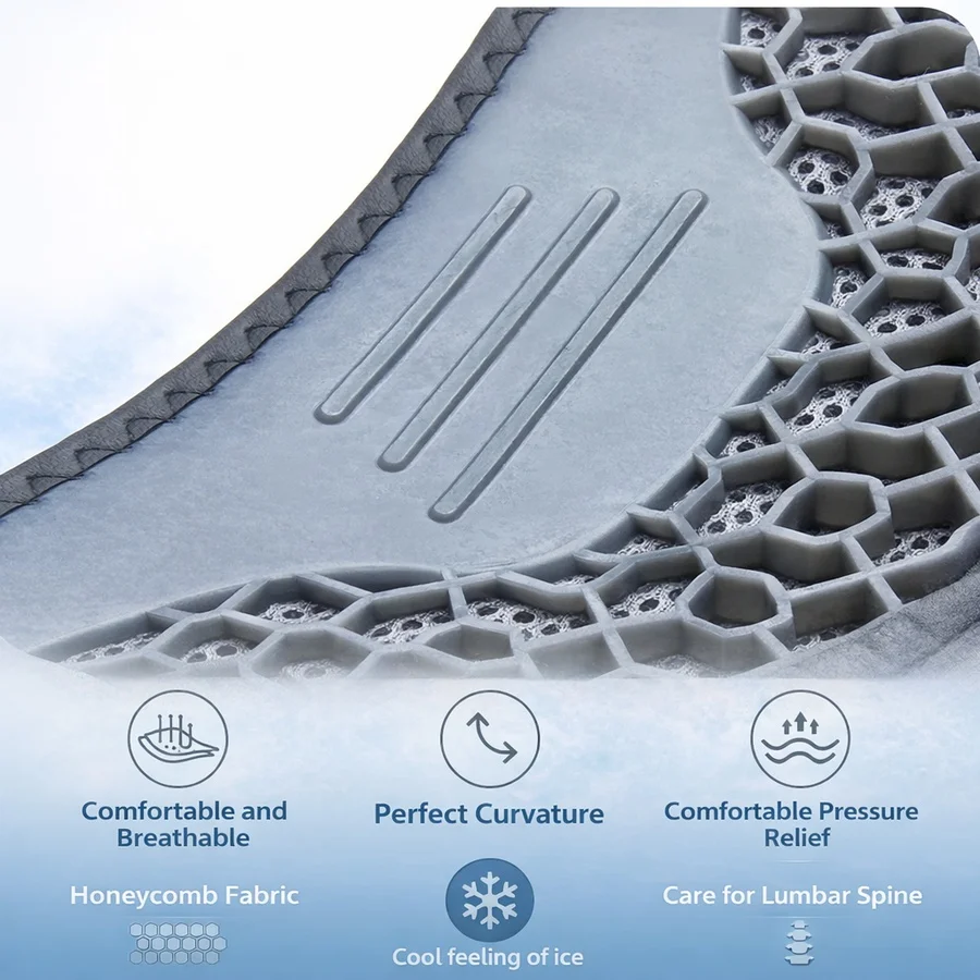 Car Seat Cushion Honeycomb Des - Car Seat Cushion Memory Foam ulasan dan harga