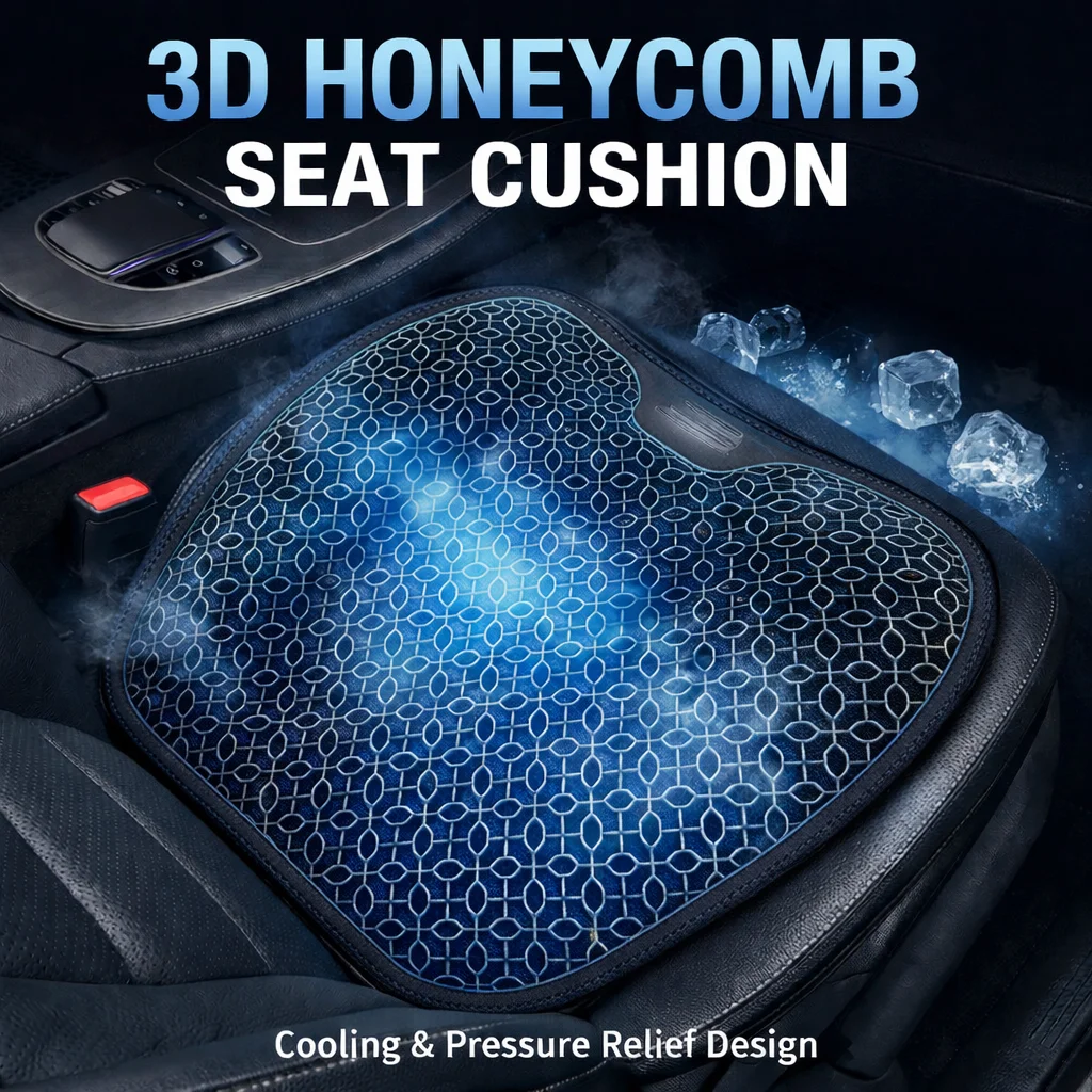 Car Seat Cushion Honeycomb Des - Car Seat Cushion Memory Foam ulasan dan harga