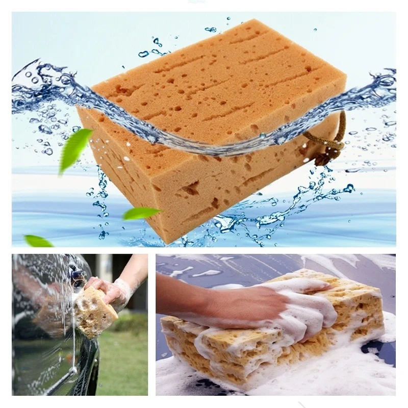 Car Washing Sponge Large Honey - Car Detailing Brush ulasan dan harga