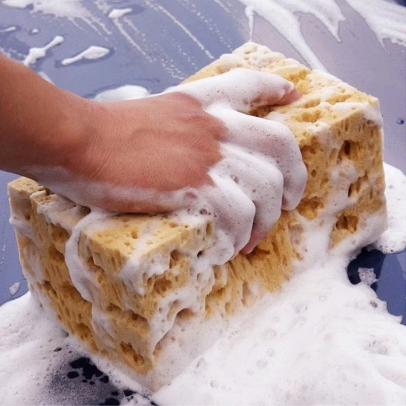 Car Washing Sponge Large Honey - Car Detailing Brush ulasan dan harga