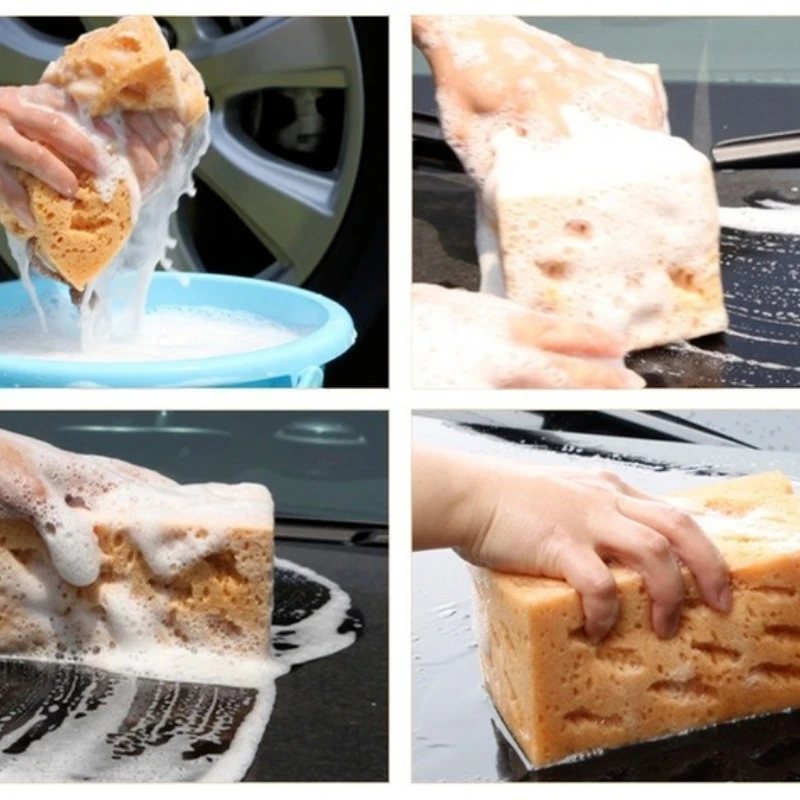 Car Washing Sponge Large Honey - Car Detailing Brush ulasan dan harga