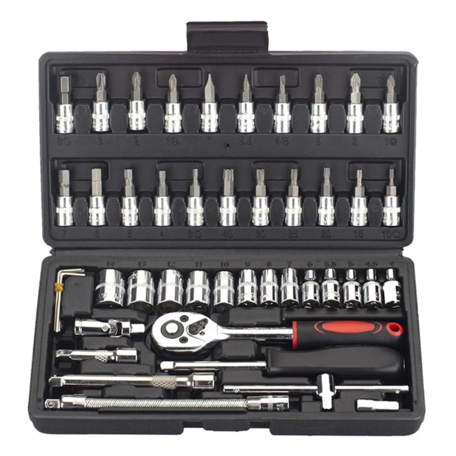 46pcs 1/4 Inch Drive Socket Se - Car Accessories Workshop ulasan dan harga