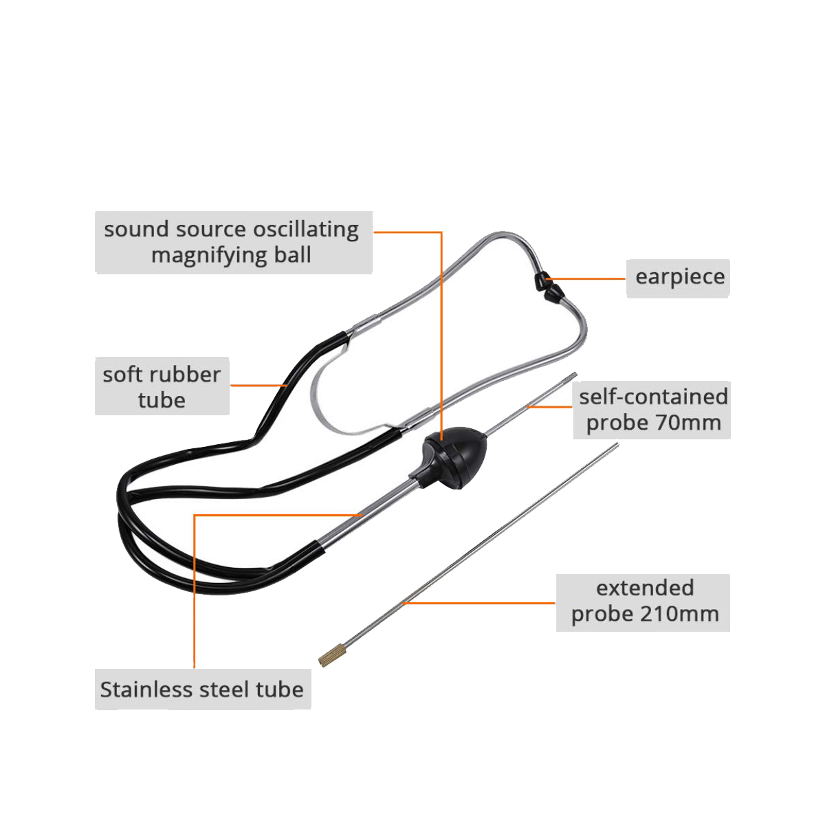 Automotive Stethoscope Mechani - Car Accessories Workshop ulasan dan harga