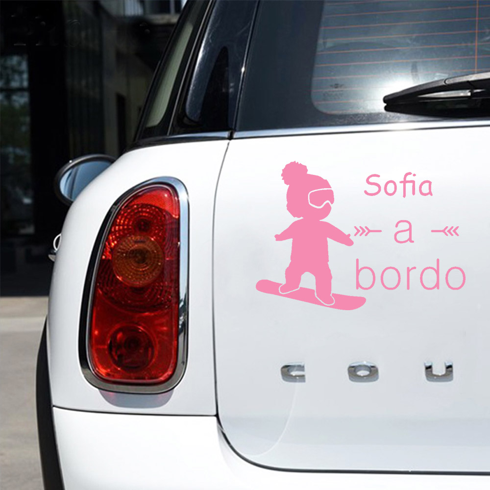 1pc Vinyl baby a bordo colorfu - Car Accessories Sticker ulasan dan harga