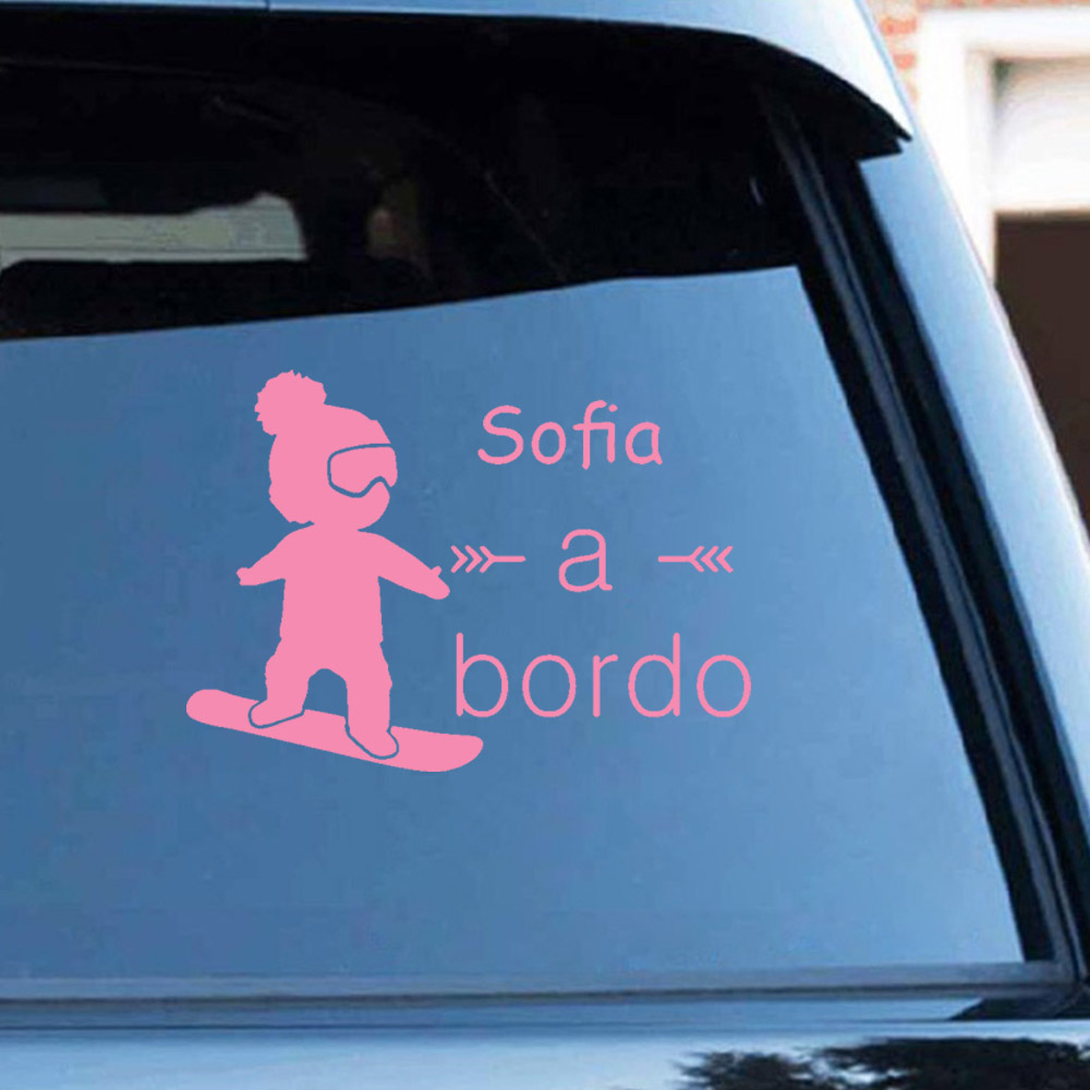 1pc Vinyl baby a bordo colorfu - Car Accessories Sticker ulasan dan harga