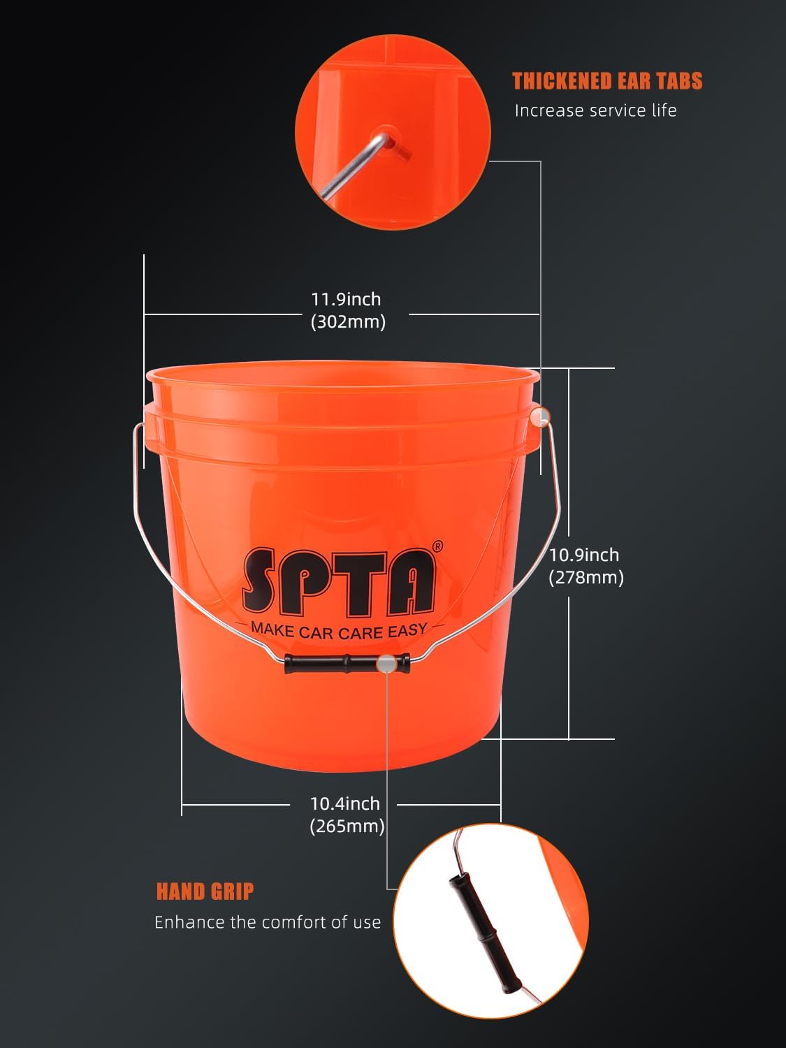 SPTA 31Pcs Car Wash 15L Bucket - Car Detailing Brush ulasan dan harga