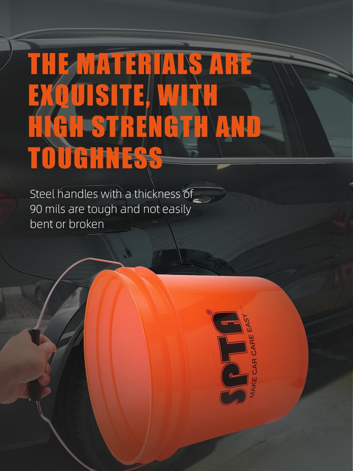 SPTA 31Pcs Car Wash 15L Bucket - Car Detailing Brush ulasan dan harga