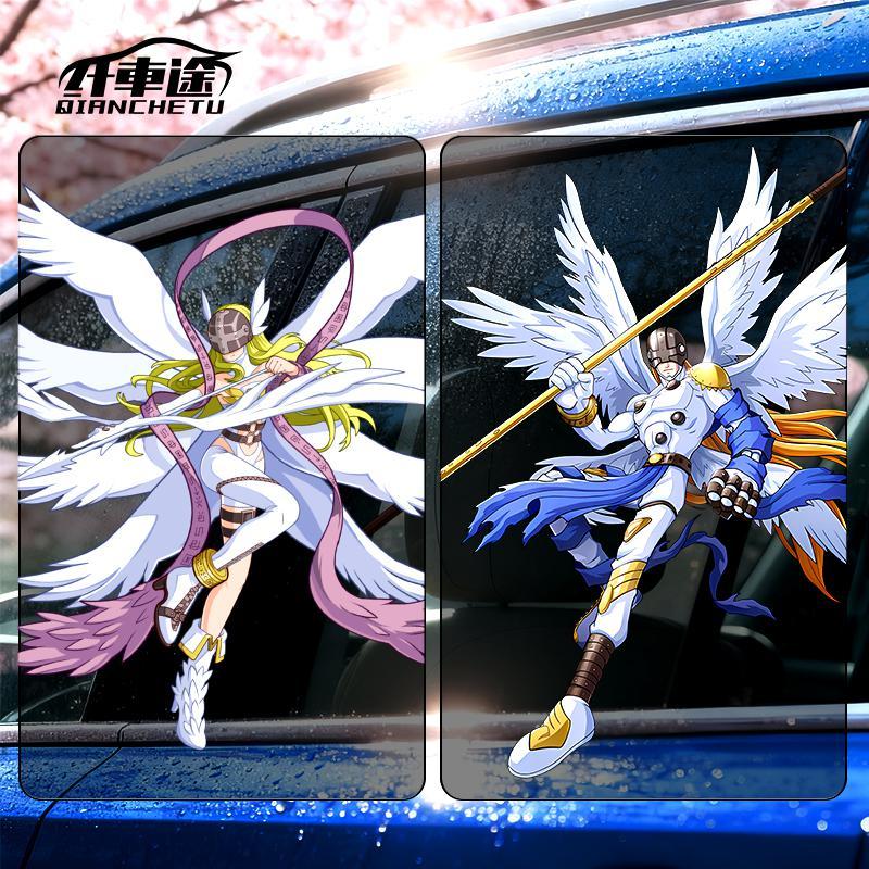 Digimon Car Sticker Cute Fashi - Car Accessories Sticker ulasan dan harga