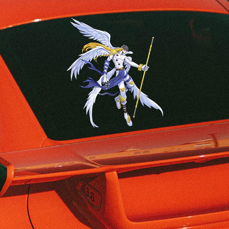 Digimon Car Sticker Cute Fashi - Car Accessories Sticker ulasan dan harga