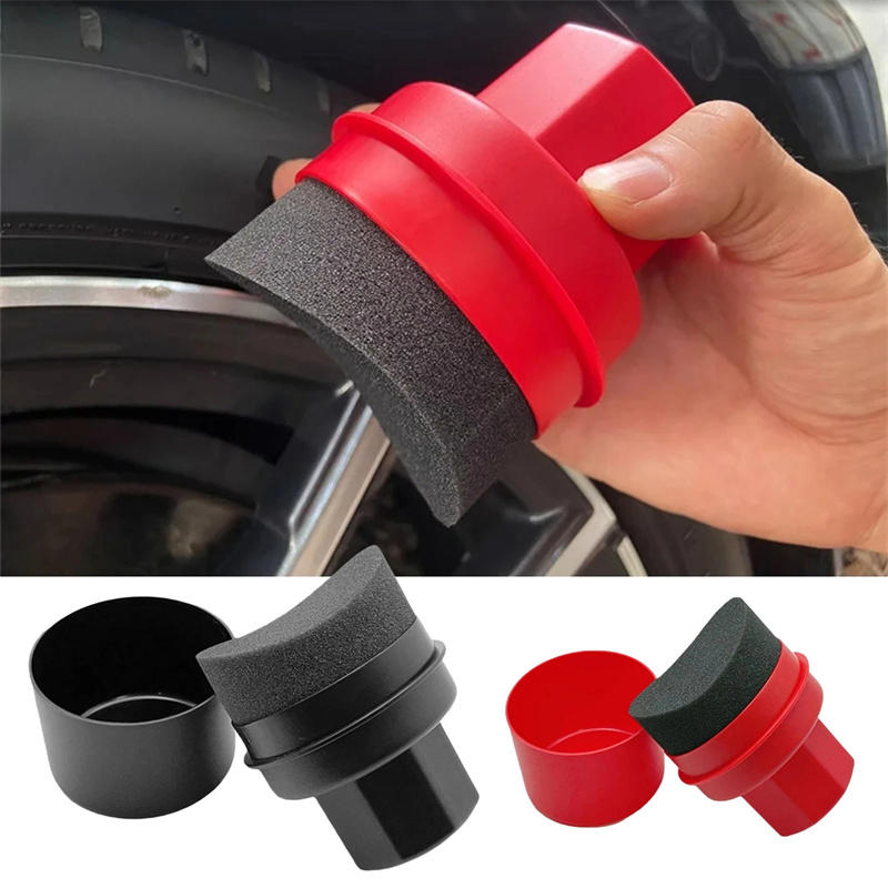 Car Tire Waxing Sponge Car Wax - Car Detailing Brush ulasan dan harga