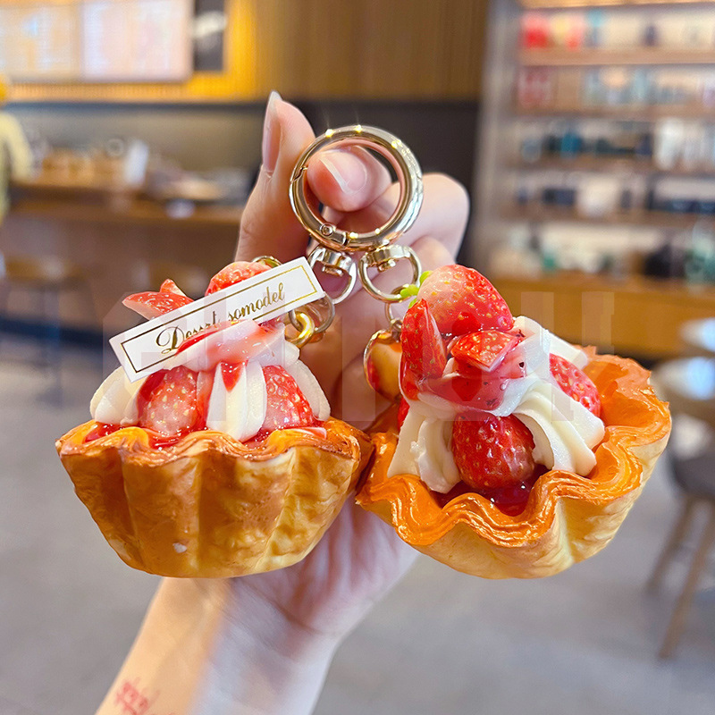 Creative PU Strawberry Egg Tar - Car Accessories In Japan ulasan dan harga