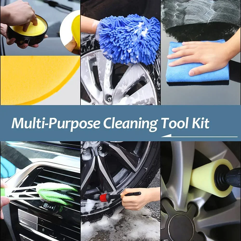 New Car Detailing Cleaning Kit - Car Detailing Brush ulasan dan harga
