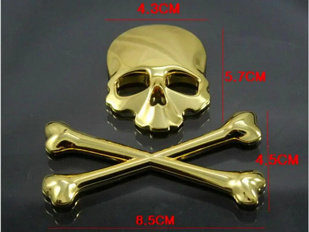 Motorcycle Sticker Label Skull - Car Accessories Sticker ulasan dan harga