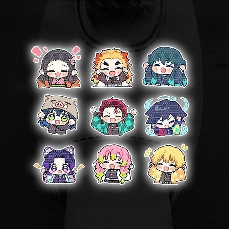Demon Slayer cartoon personali - Car Accessories Sticker ulasan dan harga