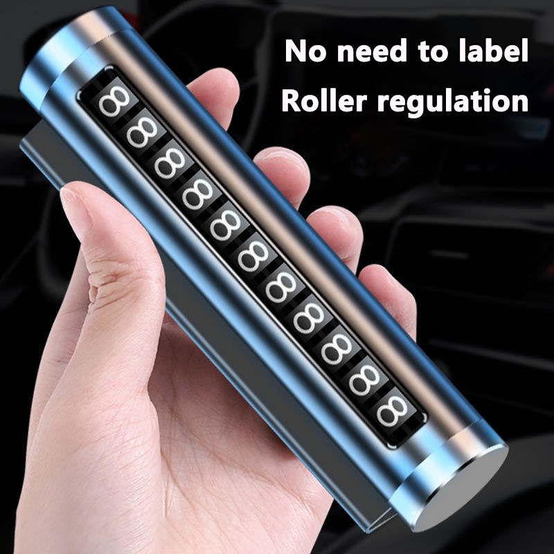 Metal Car Temporary Parking Ca - Car Accessories Sticker ulasan dan harga