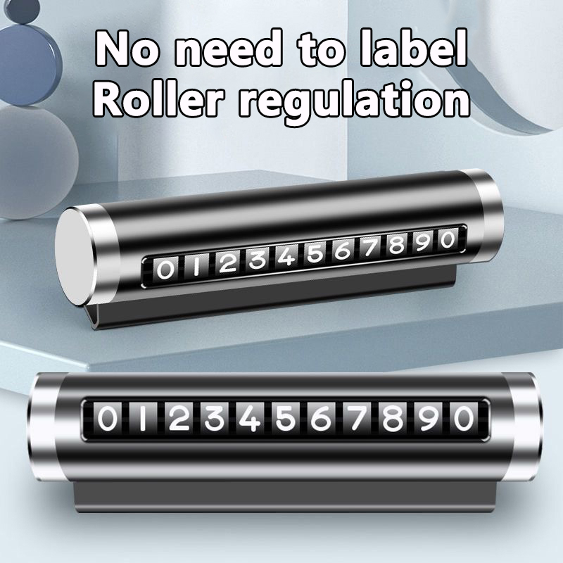 Metal Car Temporary Parking Ca - Car Accessories Sticker ulasan dan harga