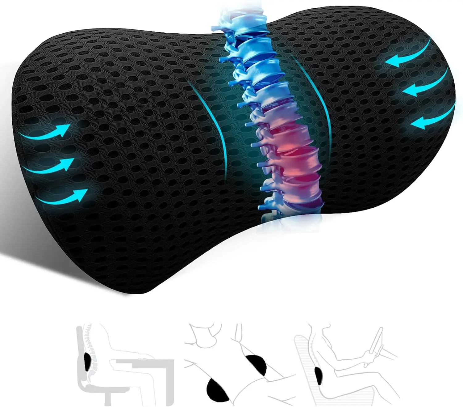 Breathable Memory Cushion Inte - Car Accessories Limassol ulasan dan harga